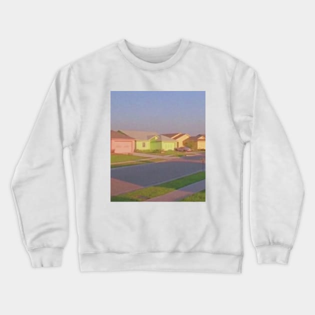 Dreamcore Background House, Weirdcore Aesthetic Edit Crewneck Sweatshirt by Random Generic Shirts